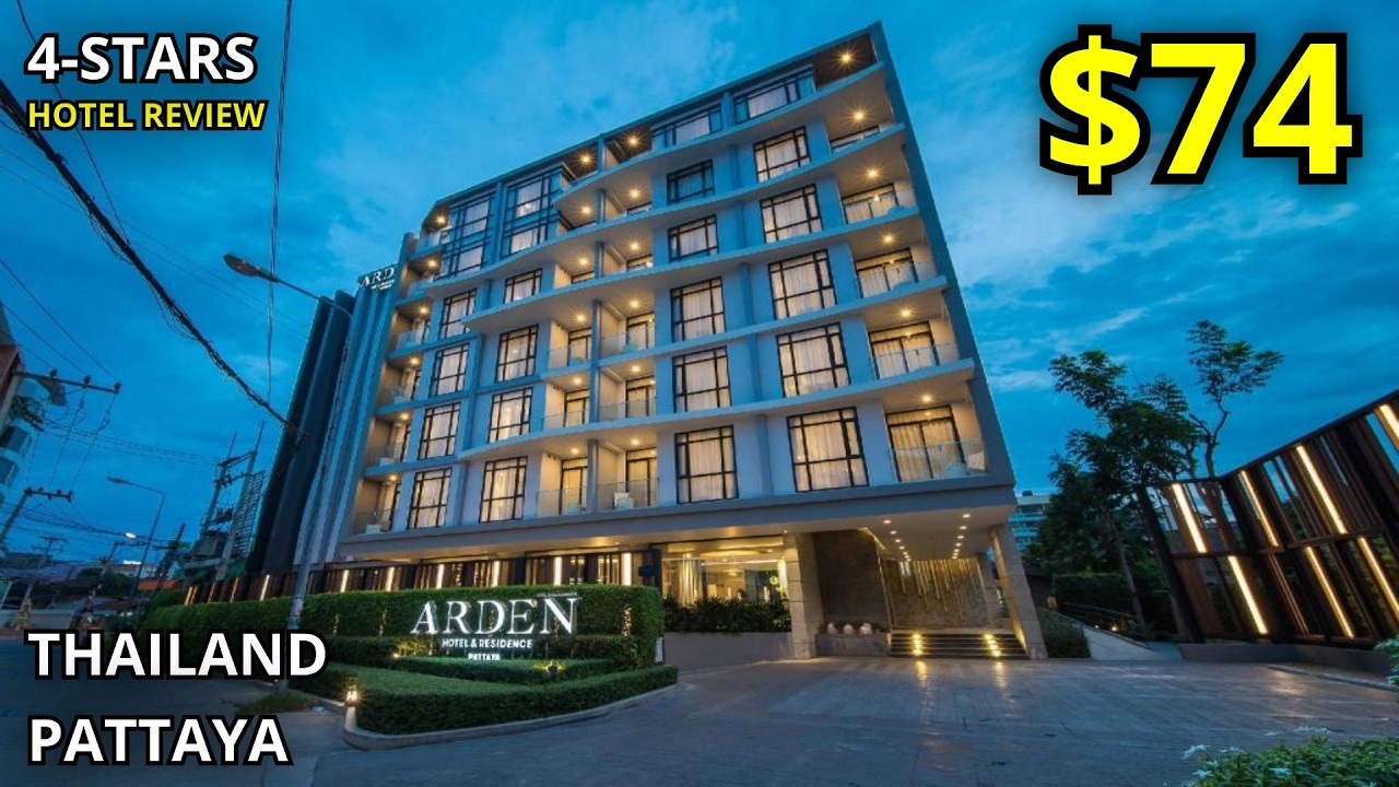 Arden Hotel and Residence, Pattaya, Таиланд | Обзор отеля 4K  🇹🇭