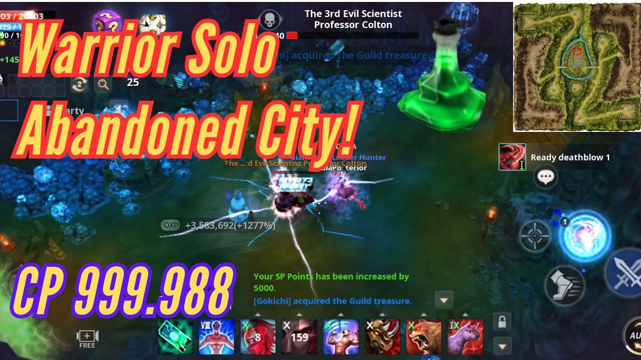 Warrior Solo Abandoned City! Cabal Mobile: Return of Action Gameplay