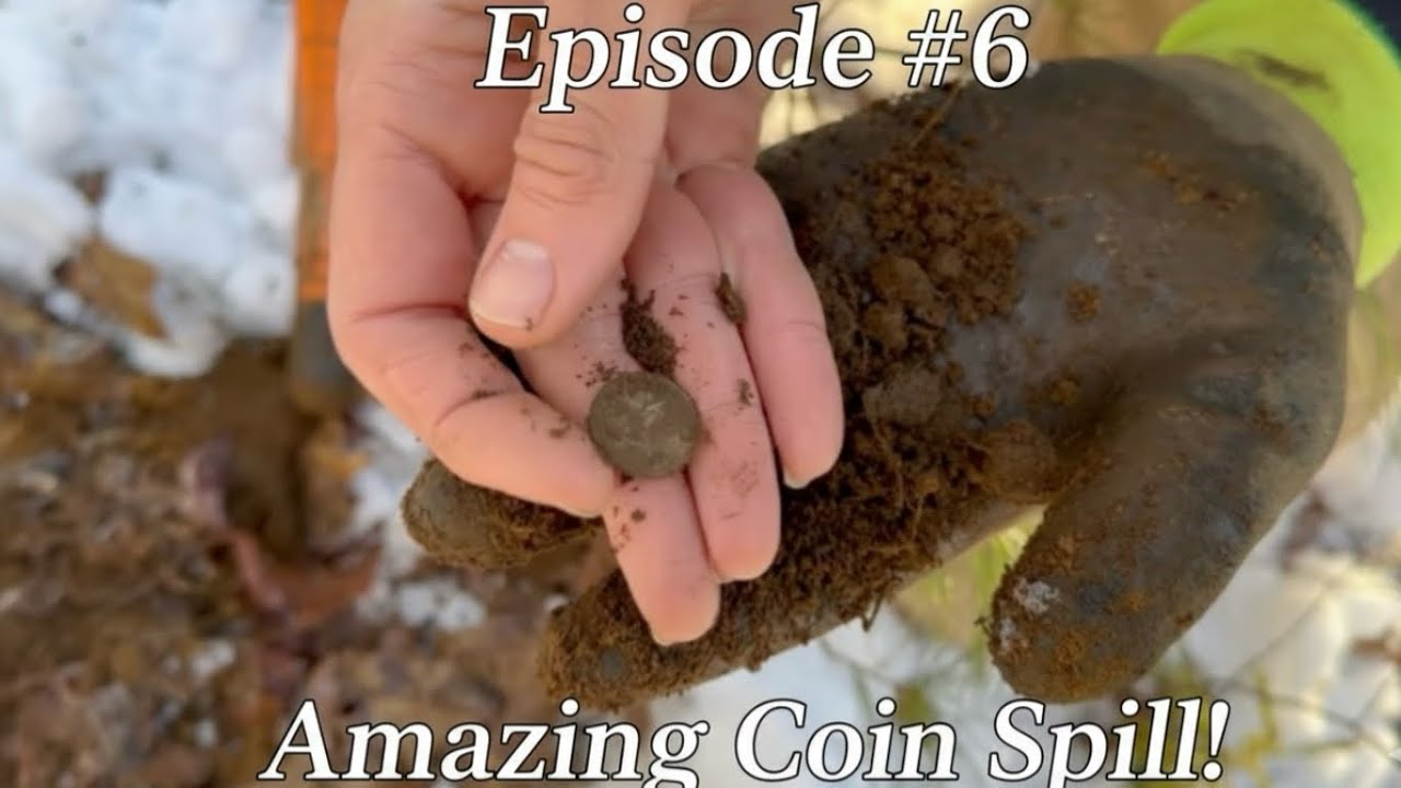 Metal Detecting New England Episode #6: Colonial Cellar Holes - Amazing Coin Spill!
