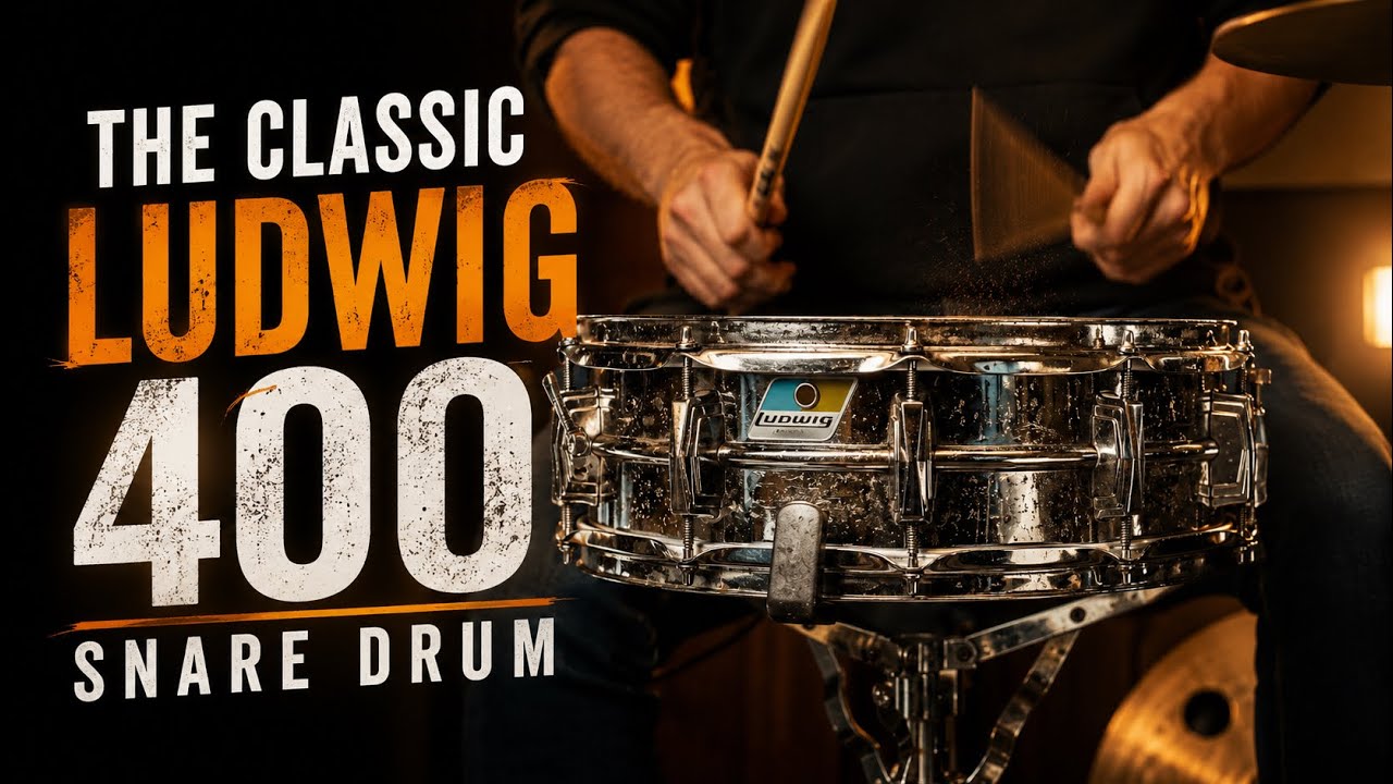 The Classic Ludwig 400 Snare Drum