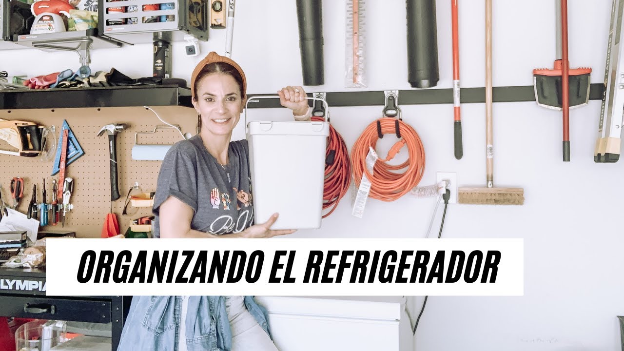 ORGANIZANDO el Refrigerador de mi GARAGE