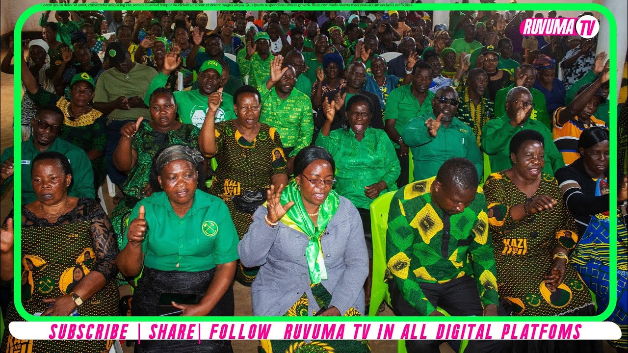 🔴 WANACHAMA WA CCM JIMBO LA PERAMIHO WAASWA KUUNGANA KUSAKA USHINDI UCHAGUZI WA MBUNGE 
