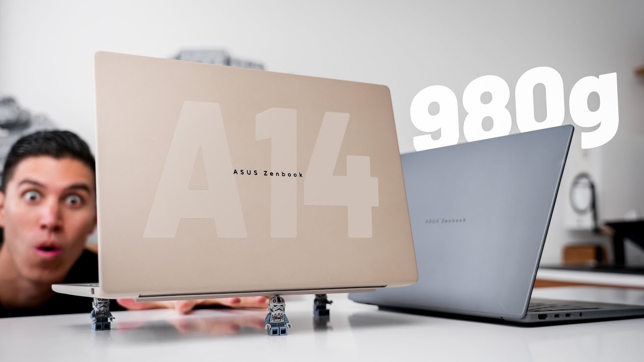 ASUS Zenbook A14 REVIEW - The Lightest Laptop of 2025!