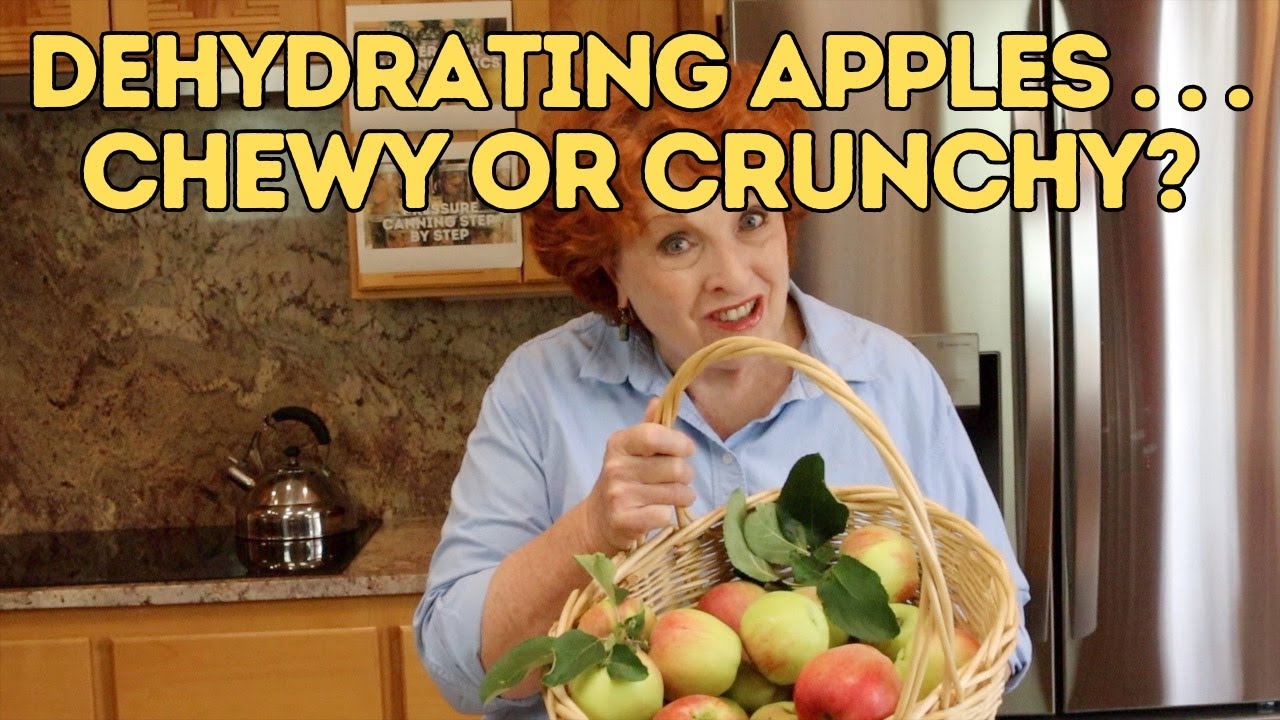 Dehydrating apples...Chewy or Crunchy?