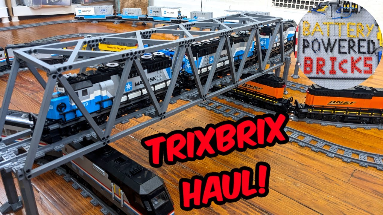 TrixBrix Haul! Бесконечная петля, мост и другие штуки!