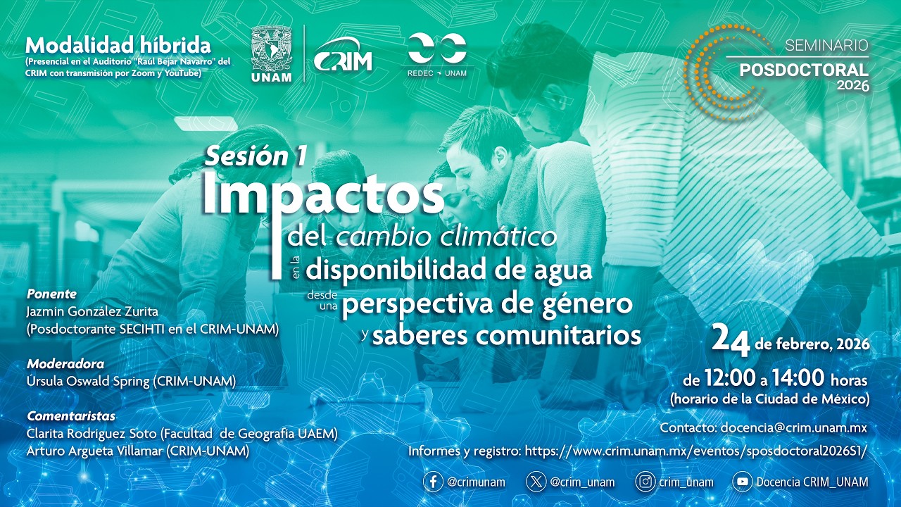 Seminario Posdoctoral 2026, Sesión 1