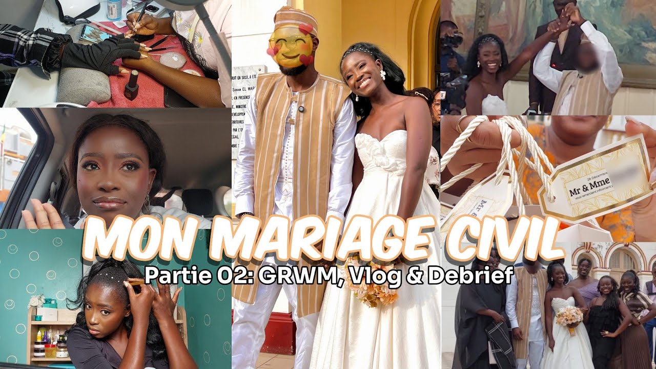 Passez la journée avec moi: Mariage Civil || Mon Mariage