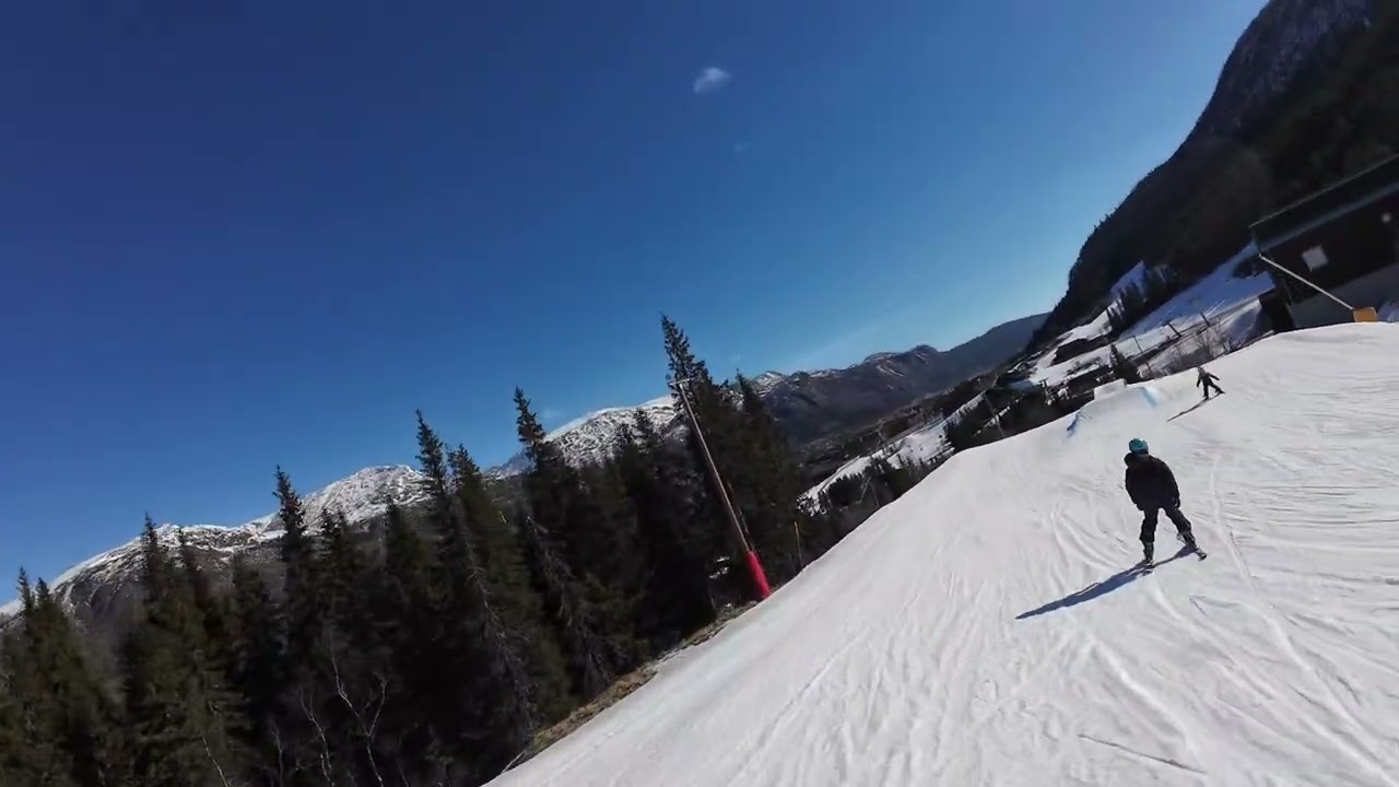 Snowboarding in Hemsedal, Norway with my Son