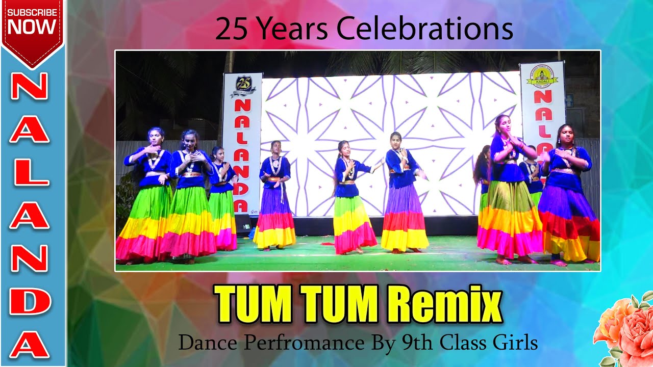Tum Tum dance performance by Nalanda 9th class girls | Nalanda School Kadali | నలంద స్కూల్ కడలి