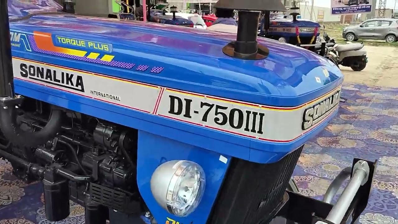 Sonalika di 745 new model tractor 16.9.28 के टायरों में लोच हुआ जबरदस्त ट्रेक्टर #sonalika #new 