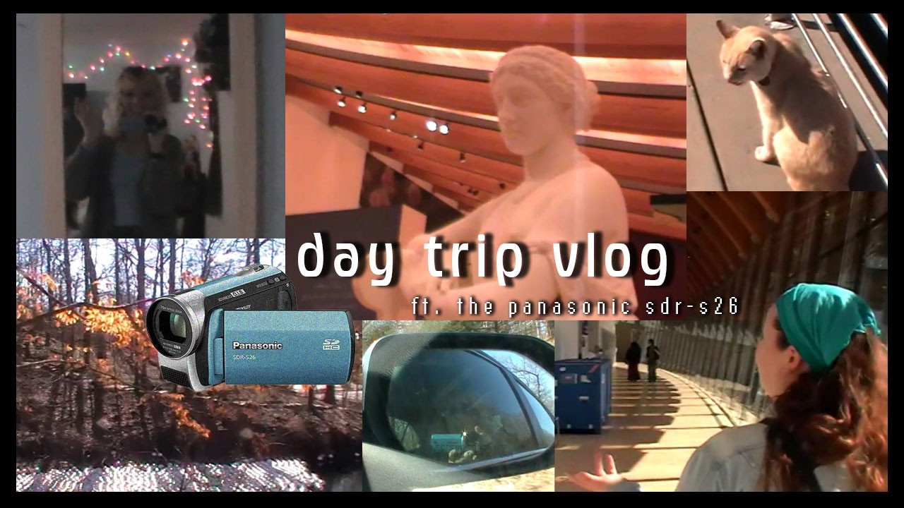 Camcorder Vlog - Day Trip w/ Panasonic SDR-S26