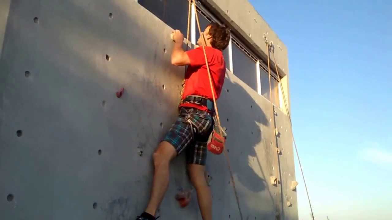 Rock Climbing Route at NWU PUKKE's Climbing Wall
