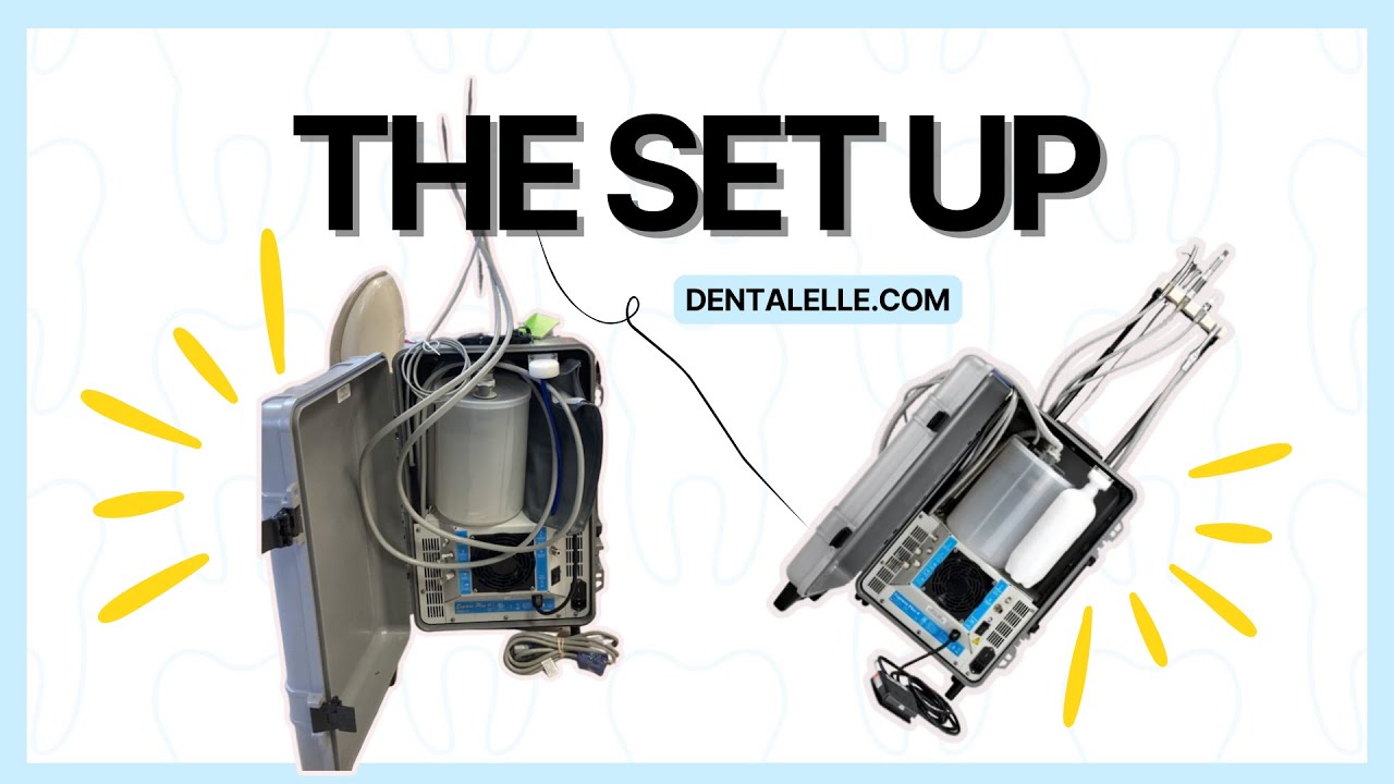 My Aseptico Express Portable Dental Unit Set Up