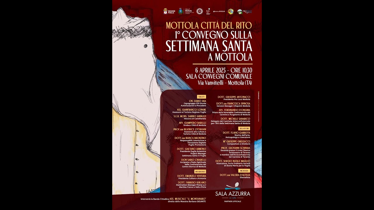 Primo convegno sulla Settimana Santa a Mottola  la  