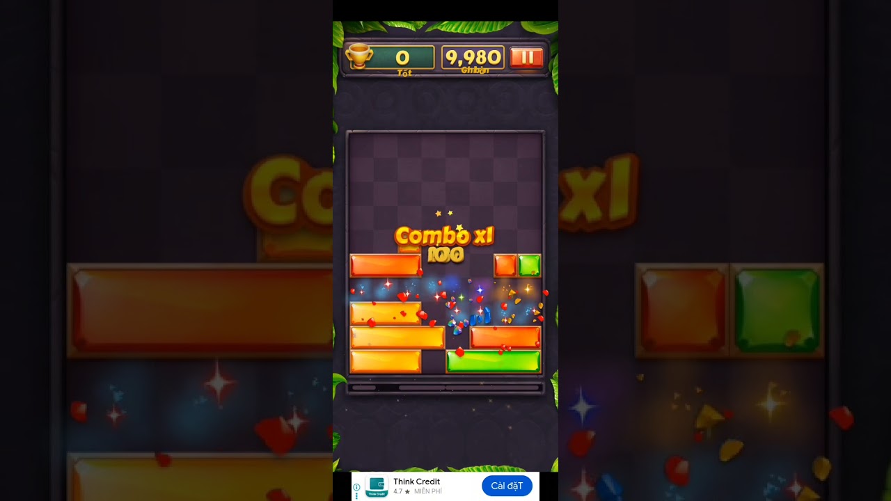 Dropdom - Jewel Blast Gameplay, Score: 14,756 pts