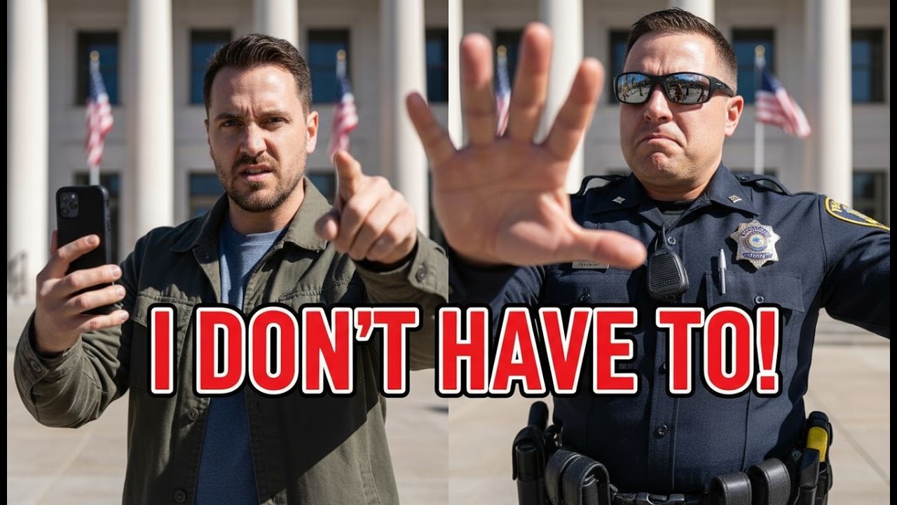 Stupid Officer Demands to See ID - First Amendment Audit