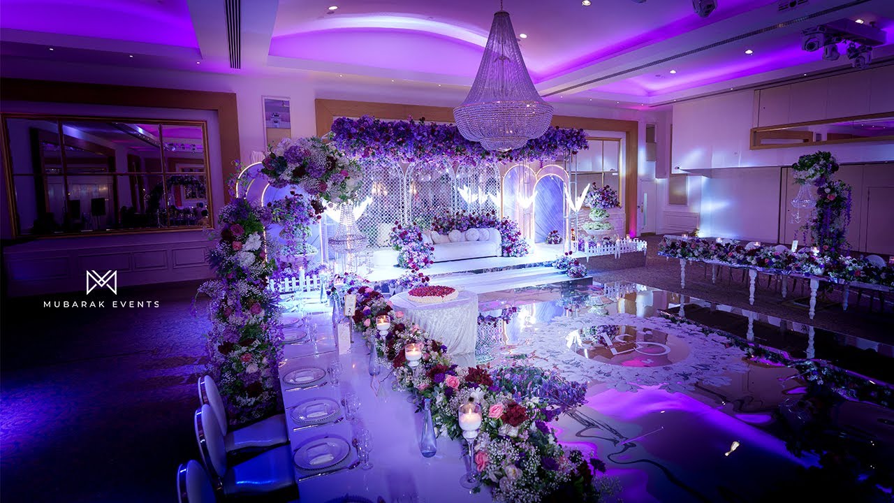 The Most Luxurious London Wedding Setup | Mubarak Events setup at The Meridian Grand in London