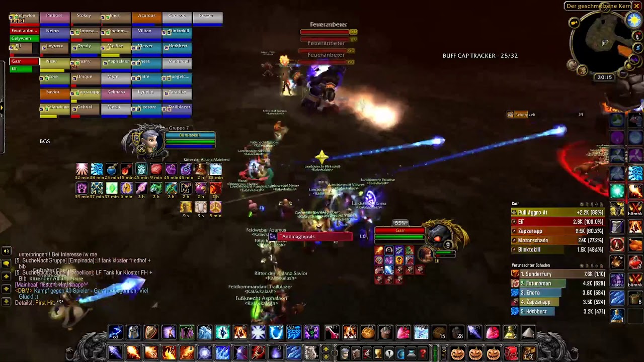 Rank 1 Parse Garr Molten Core  ~3K DPS