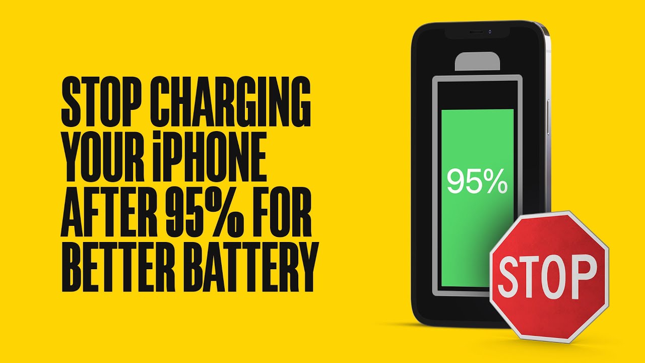 Stop Charging iPhone After 95% #shorts