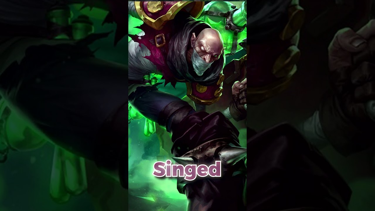 Use this simple Singed trick to dominate lane #guide #leagueoflegends #singed
