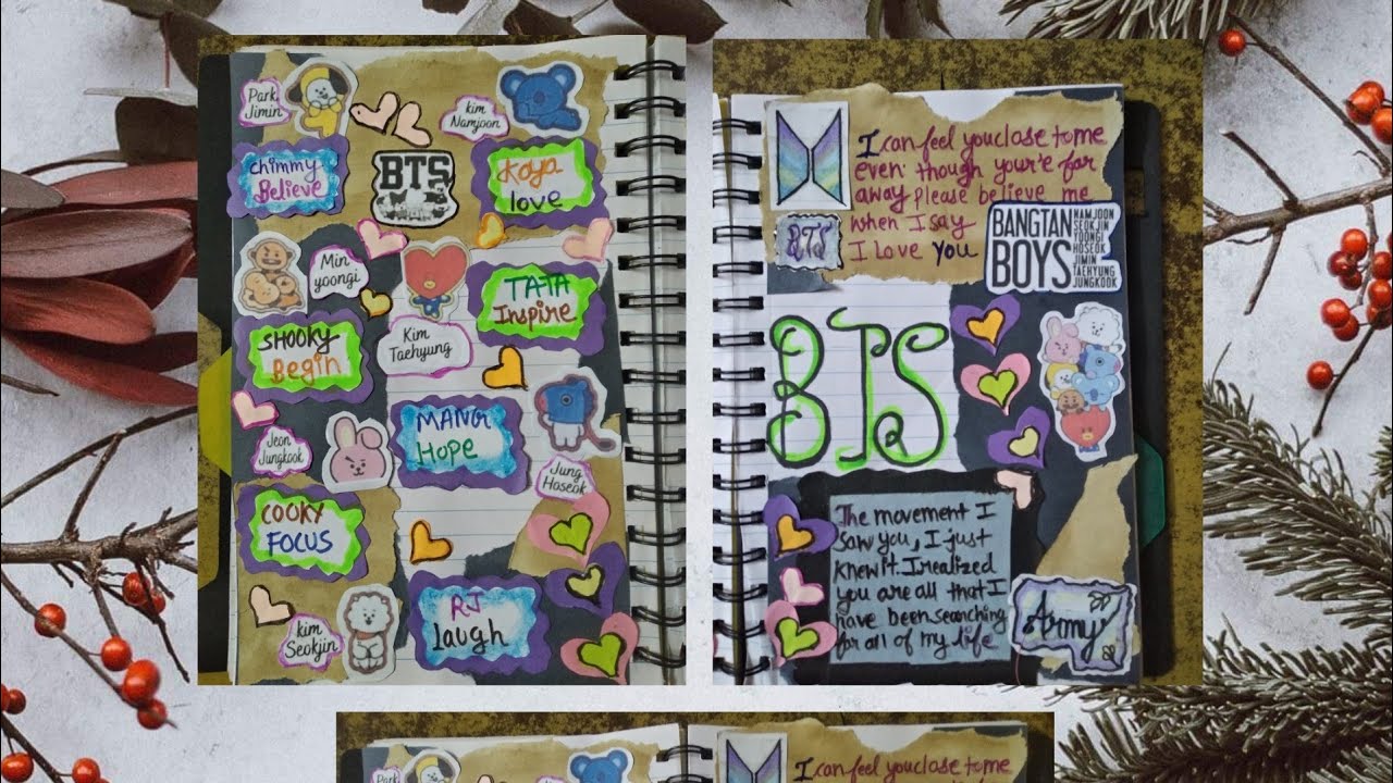 BTS journal || journal ideas|| must try ❤️❤️