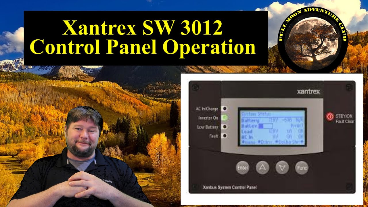 Xantrex 3012 Control Panel Operation