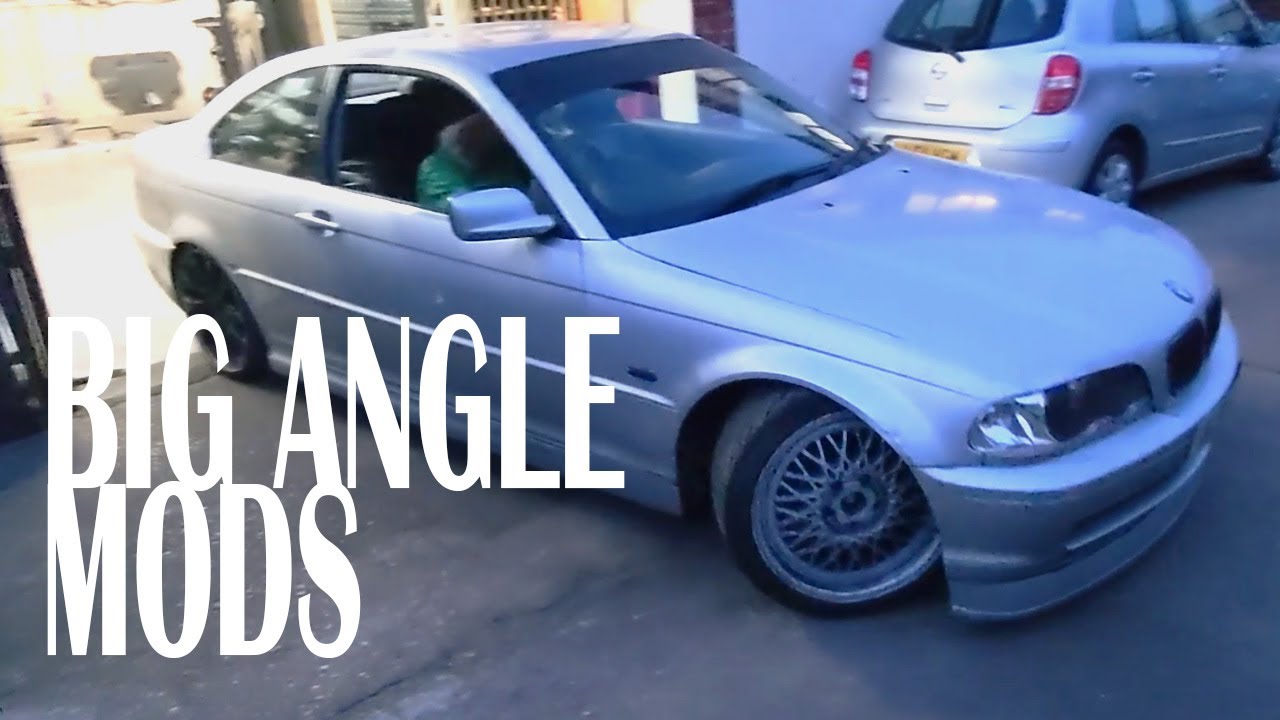 BMW E46 DRIFT CAR GETS EXTREME DIY STEERING MODS