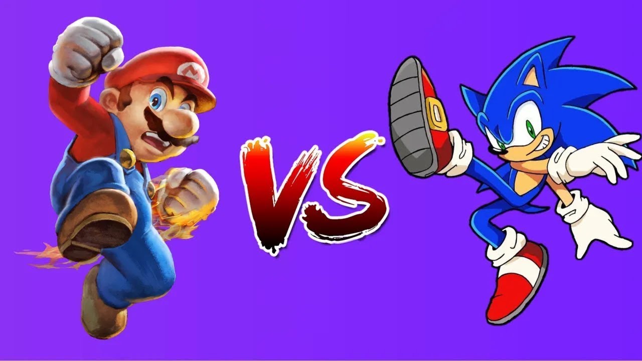 Super Smash Bros Ultimate - Mario vs Sonic (SSBU)