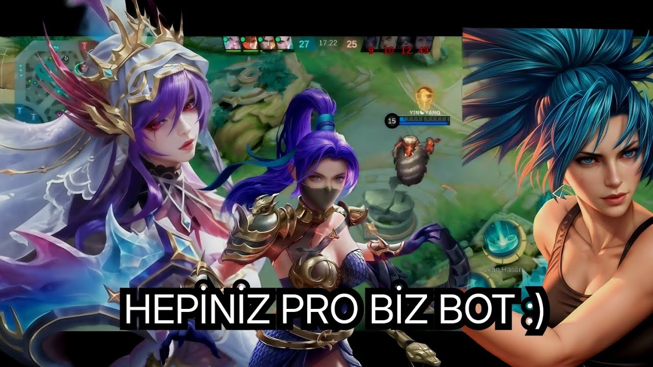 KİL PEŞİNDE KOŞMAKMI? KULE AÇMAKMI? :) MOBİLE LEGENDS VEXANA KARİNA HANABİ