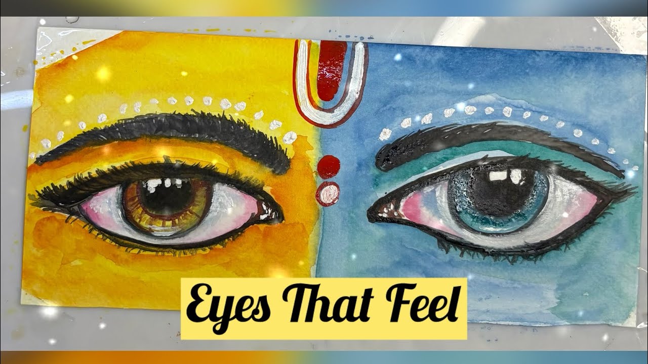 Expressive Eyes Watercolour Painting #Realistic Eye Drawing for Beginners#watercolorpainting #artist