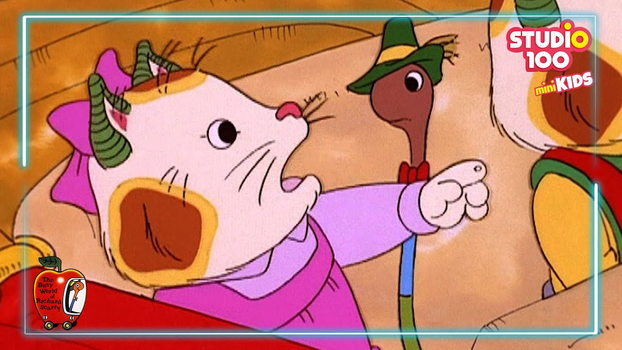 Autofahrt mit Überraschung 🍎🐈 - Richard Scarry - Folge 50 - Studio100 miniKIDS