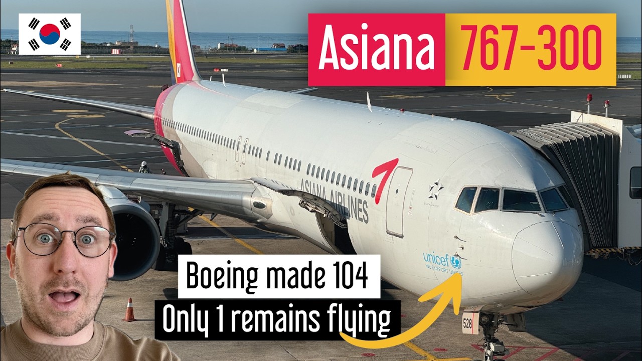 FLY TO JEJU ON ASIANA AIRLINES  | Economy Trip Report | Flight Review Boeing 767