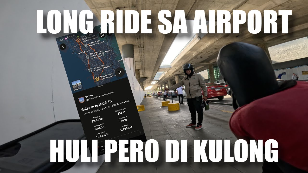 Long Ride sa Airport (88.8 Kilometers) Bulacan to NAIA T3 Loop