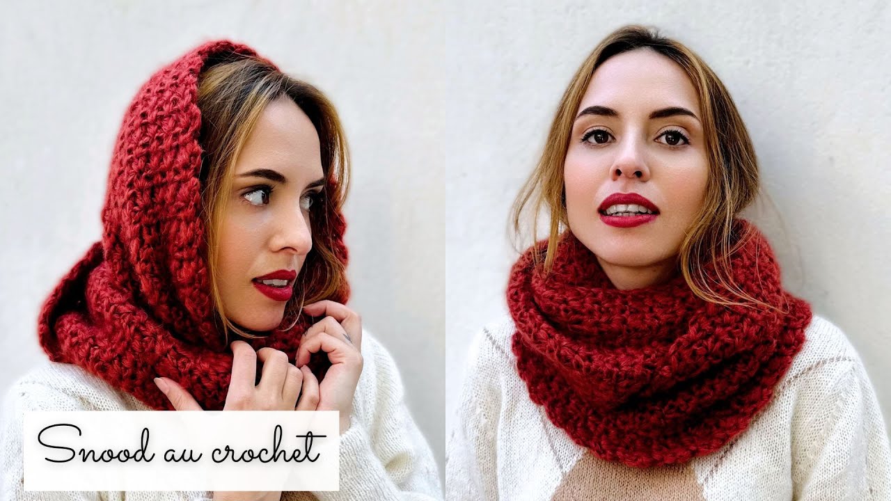 Snood au crochet tuto FACILE | Tutoriel Tour de cou Lovely wool | Patron GRATUIT | Débutant 🍂