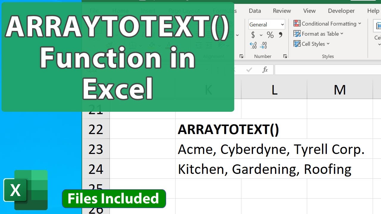 Функция ARRAYTOTEXT() в Excel — 5 практических примеров