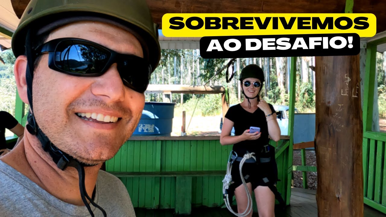 TIROLESA INTERESTADUAL em Goio-ên| Do Rio Grande do Sul à Santa Catarina | Viagem teste Ep.07