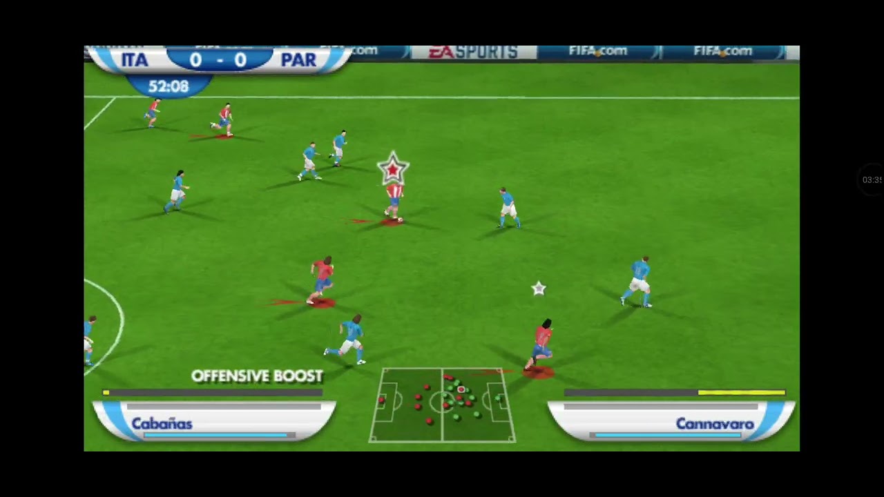 Italy vs Paraguay Fifa World Cup 2010 Gameplay 