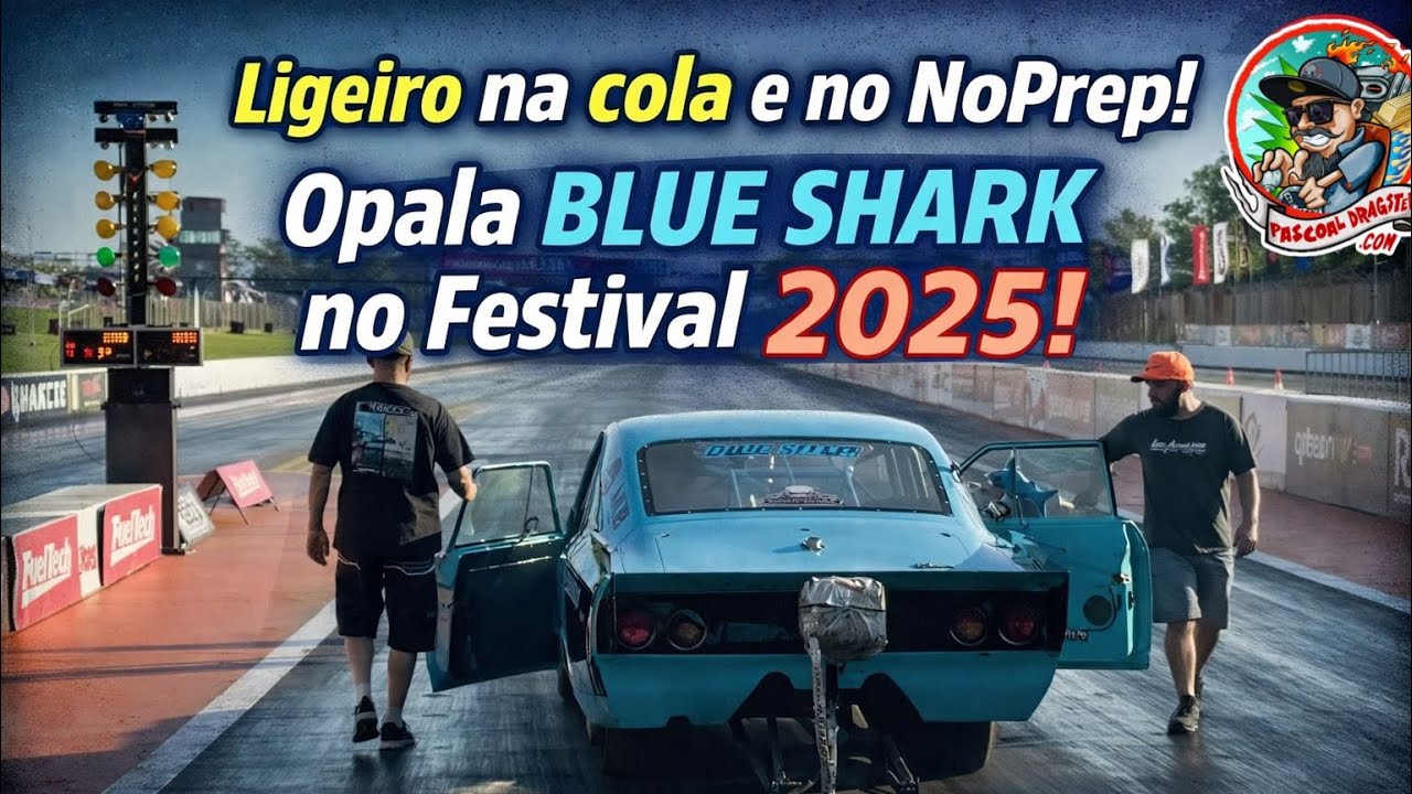 Ligeiro na cola e no NoPrep! Opala BLUE SHARK no Festival @Velopark 2025! 