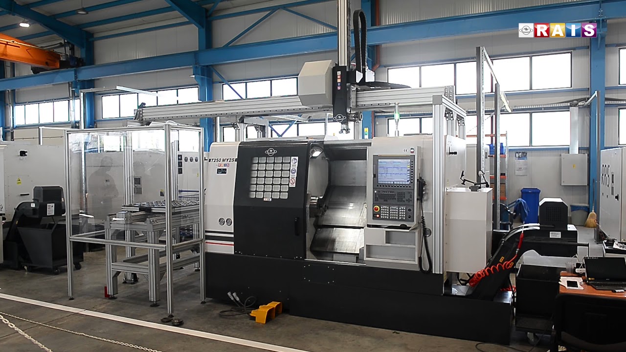 Rais's CNC Lathe machine with Autoloader