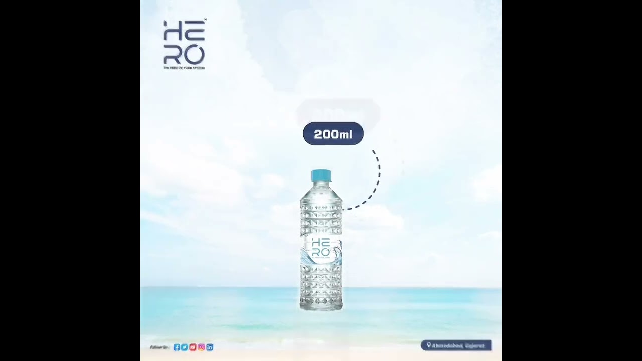 Stay refreshed and energized with H2RO every sip of pure, mineral rich water!