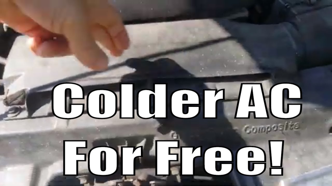 How To Make Your Cars AC Colder For Free 