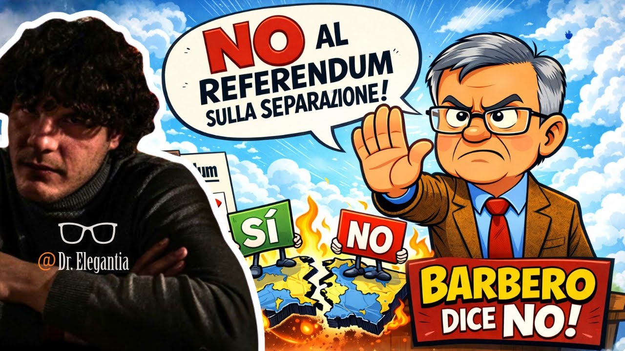 BARBERO dice no al REFERENDUM sulla giustizia GIUSTIZIA: ha ragione?