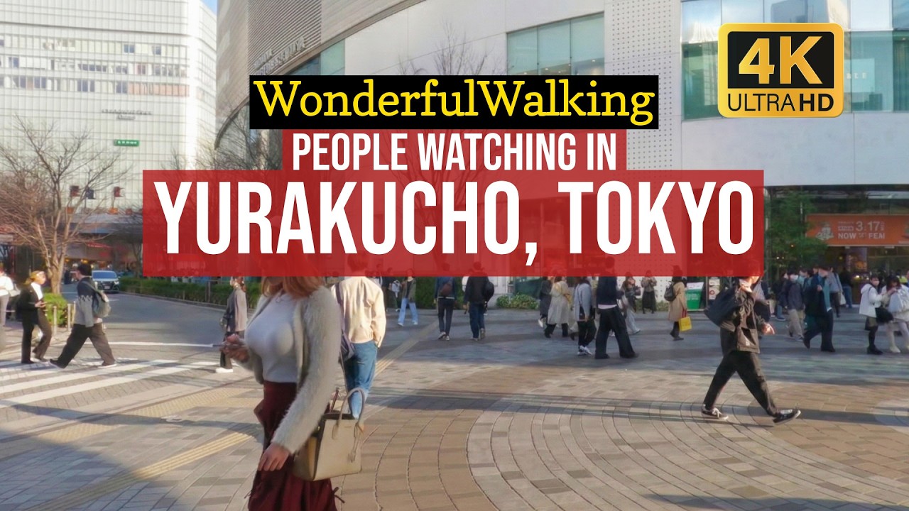 People watching in Yurakucho, Tokyo