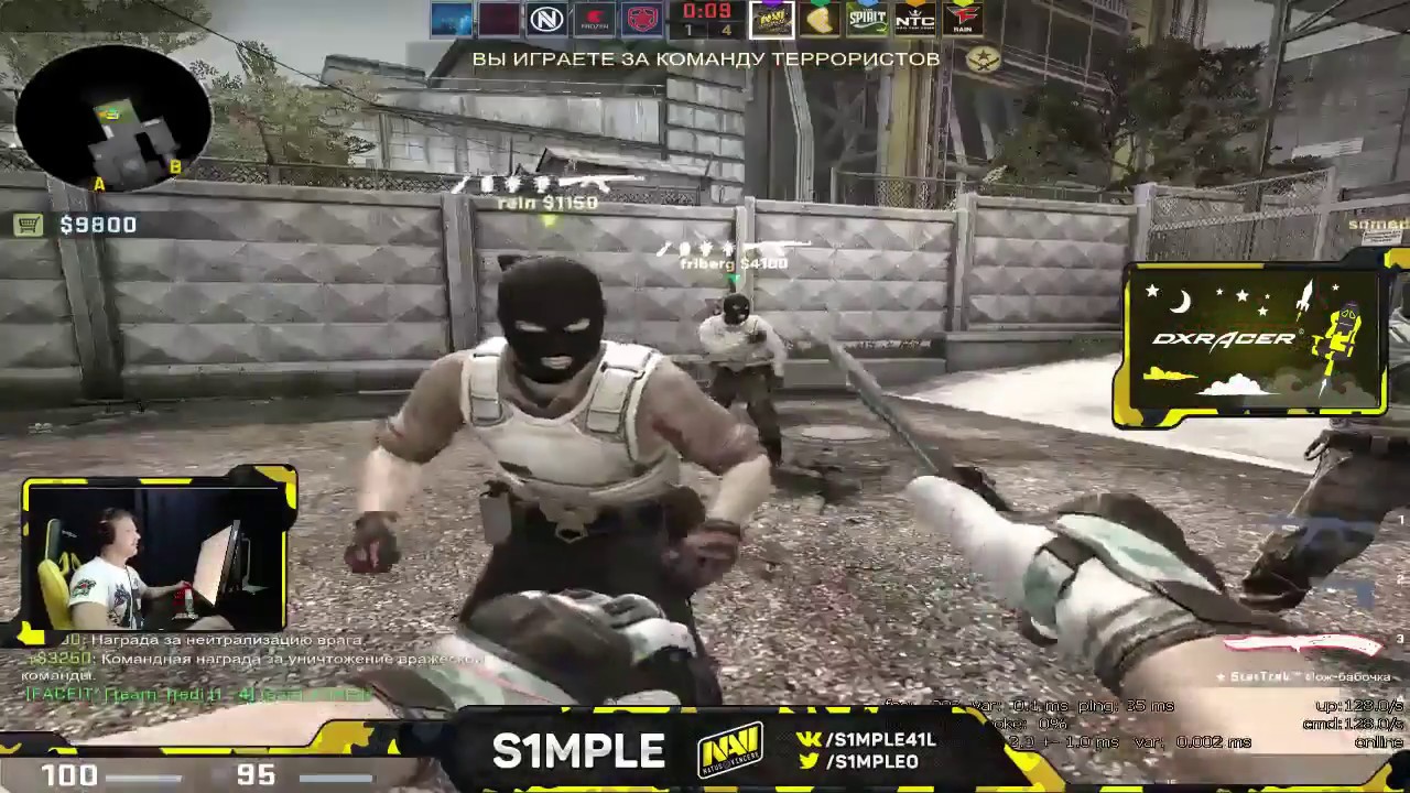 CS:GO - s1mple plays FPL on Cache 29.03.2018
