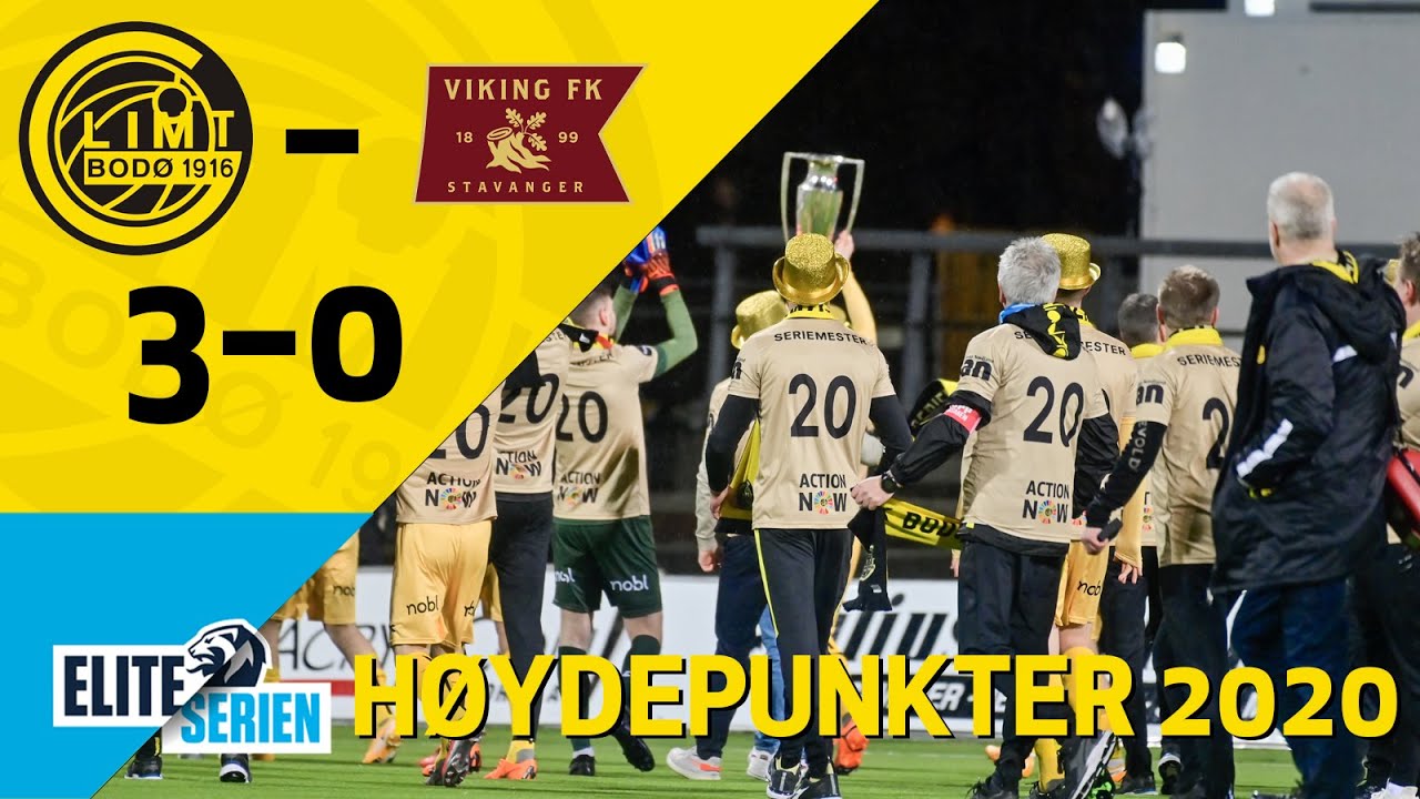 30. serierunde 2020 | Bodø/Glimt - Viking 3-0 | Høydepunker 2020