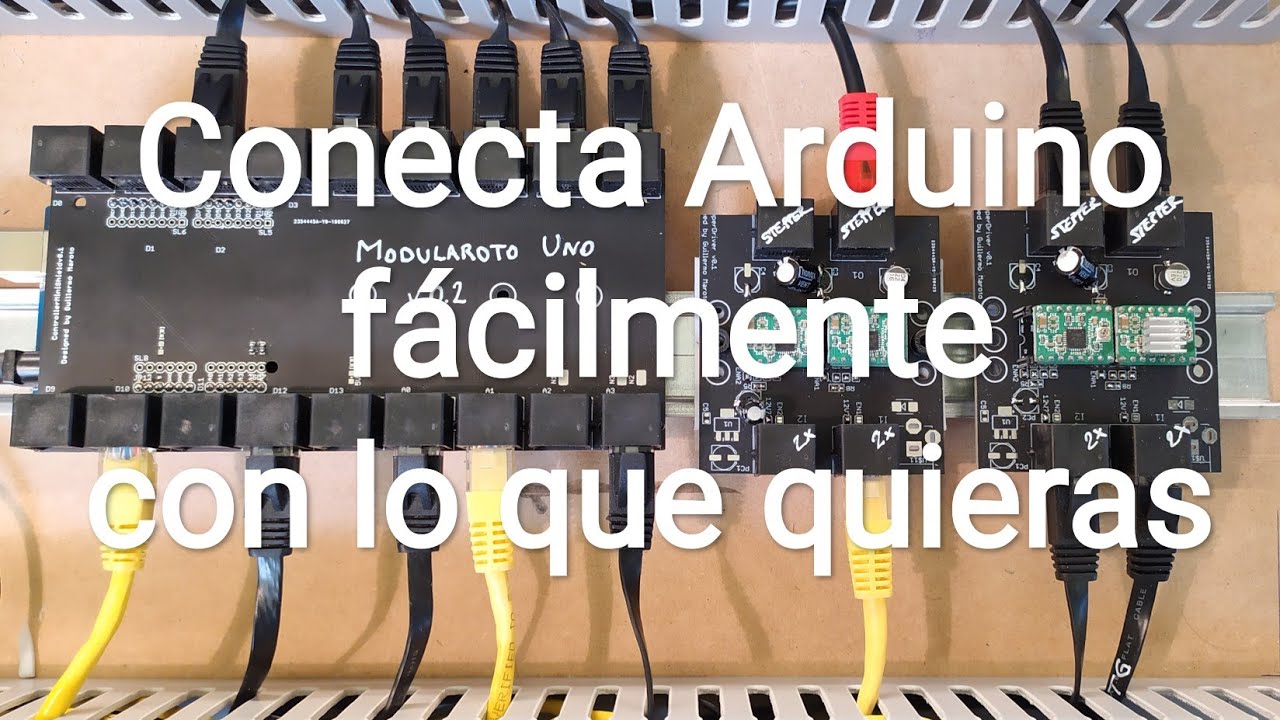 Sistema modular para Arduino. Añade sensores y actuadores de forma sencilla. MODULAROTO v1.0