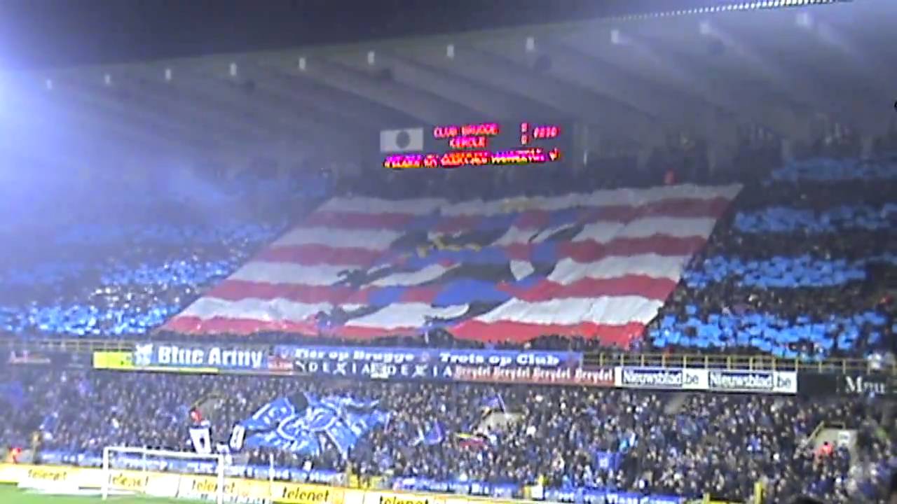 Tifo Blue Army: Club Brugge - Cercle [2010-2011]