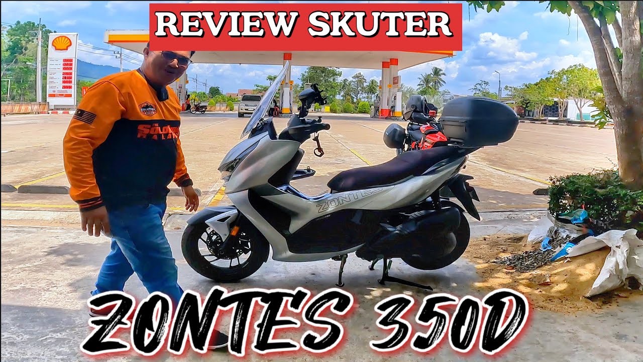REVIEW SPONTAN OWNER SKUTER ZONTES 350D | Perbezaan Zontes 350D/E