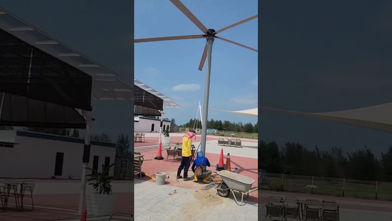 Stad Pole Project HVLS Big Industrial Fan