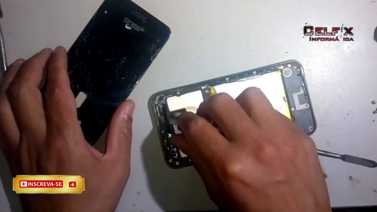 como trocar tela zenfone 3 ze520kl,  frontal completa display e touch